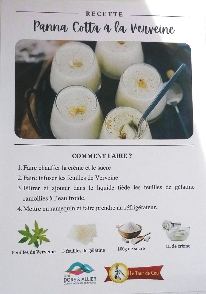 Escape Game Gourmand #3 à Lezoux - Bonus : Recette Panna Cotta à la verveine